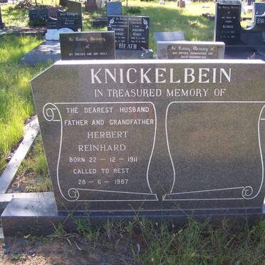 KNICKELBEIN Herbert Reinhard 1911-1987