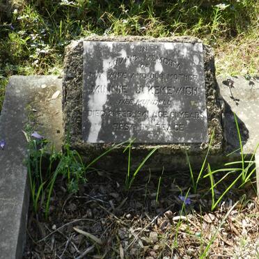 KEKEWICH Minnie J. nee MUNDELL -1941