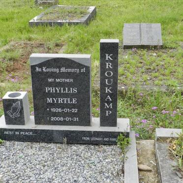 KROUKAMP Phyllis Myrtle 1926-2008