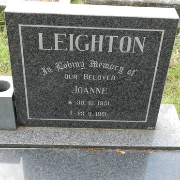 LEIGHTON Joanne 1951-1981