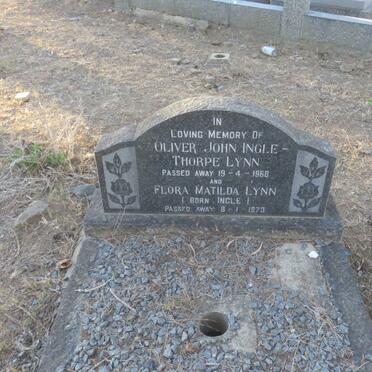LYNN Oliver John Ingle-Thorpe -1968 &amp; Flora Matilda INGLE -1973