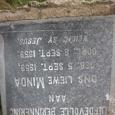 LANGENHOVEN Minda 1959-1959