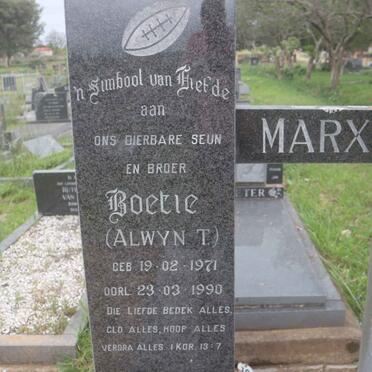 MARX Alwyn T. 1971-1990