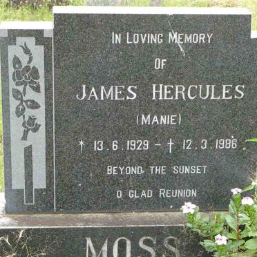 MOSS James Hercules 1929-1986