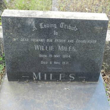 MILES Willie 1894-1971