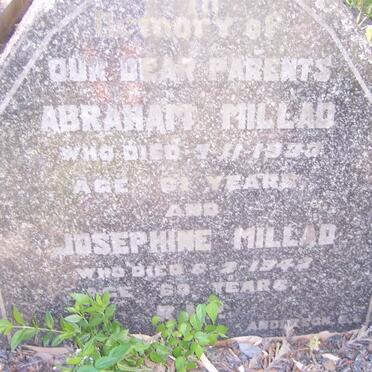 MILLAD Abraham -1933 &amp; Josephine -1942