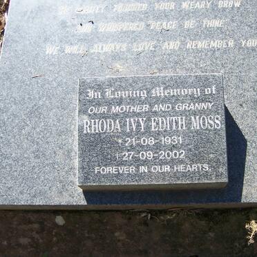 MOSS Rhoda Ivy Edith 1931-2002