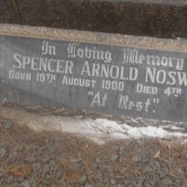 NOSWORTHY Spencer Arnold 1900-1963