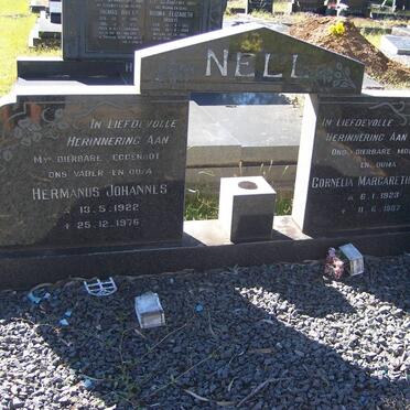 NELL Hermanus Johannes 1922-1976 &amp; Cornelia Margaretha BOTHA 1923-1987