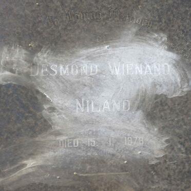 NILAND Desmond Wienand -1978