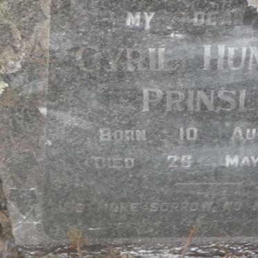PRINSLOO Cyril Humphries 1917-1951