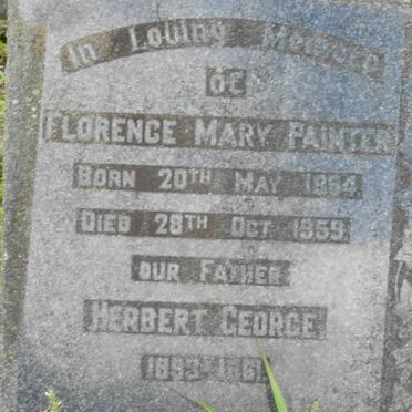 PAINTER Herbert George 1893-1961 &amp; Florence Mary1894-1959