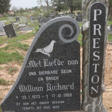 PRESTON William Richard 1973-1988