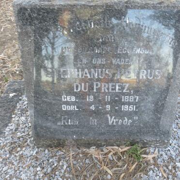 PREEZ Stephanus Petrus, du 1887-1951