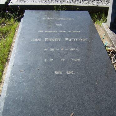 PIETERSE Jan Ernst 1944-1978