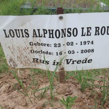 ROUX Louis Alphonso, le 1974-2008