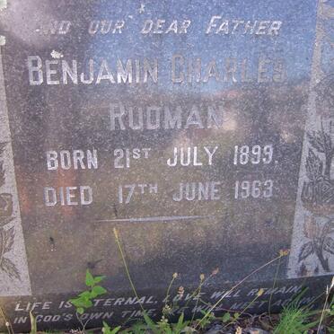 RUDMAN Benjamin Charles 1899-1963