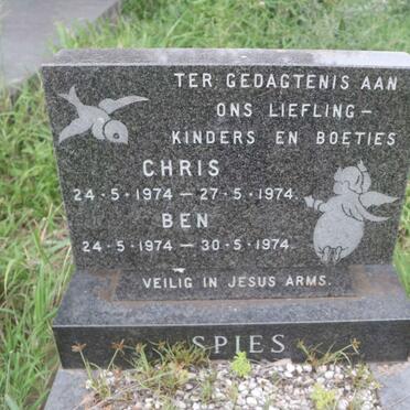 SPIES Chris 1974-1974 :: SPIES Ben 1974-1974