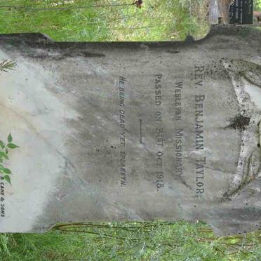 TAYLOR Benjamin -1918