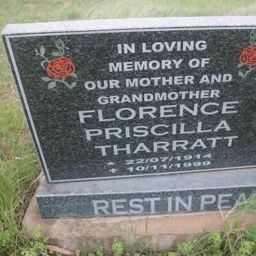 THARRATT Florence Priscilla 1914-1999