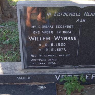 VERSTER Willem Wynand 1920-1977