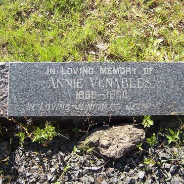 VENABLES Annie 1898-1960