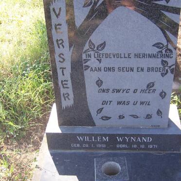 VERSTER Willem Wynand 1951-1971