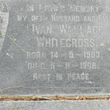 WHITECROSS Ivan Wallace 1903-1968