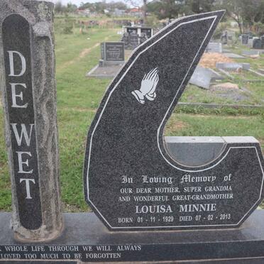 WET Pieter Johannes, de 1926-1999 &amp; Louisa Minnie 1929-2013