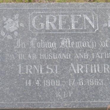 GREEN Ernest Arthur 1909-1963