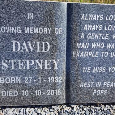 STEPNEY David 1932-2018
