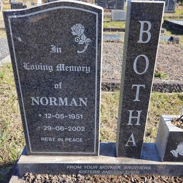 BOTHA Norman 1951-2002