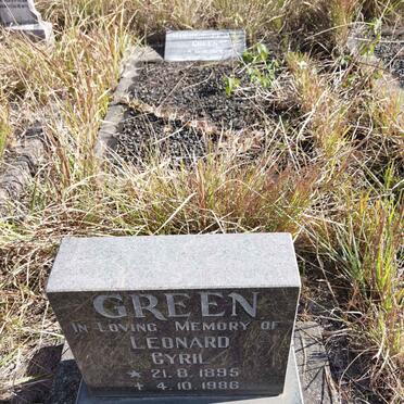 GREEN Leonard Cyril 1895-1986