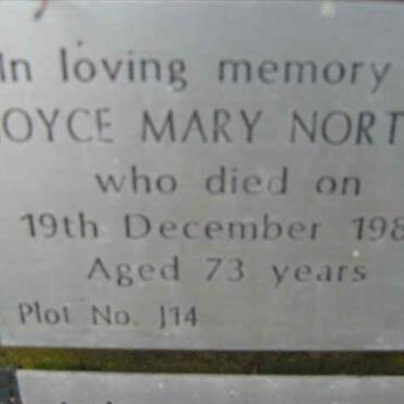 NORTON Joyce Mary -1986