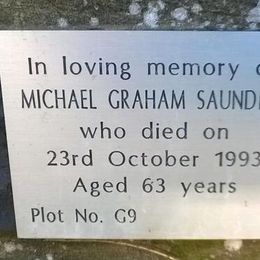 SAUNDERS Michael Graham -1993