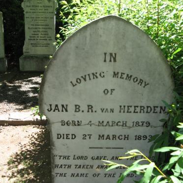 HEERDEN Jan B.R.,van 1879-1893