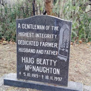 McNAUGHTON Haig Beatty 1919-1997