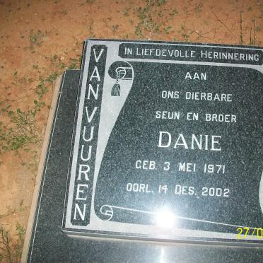 VUUREN Danie, van 1971-2002