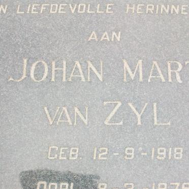 ZYL Johan Mart??, van 1918-1976