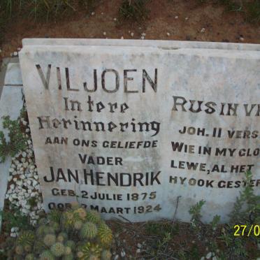 VILJOEN Jan Hendrik 1875-1924