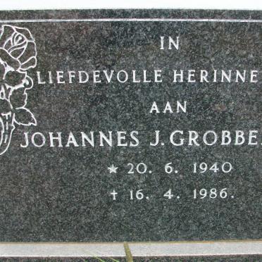 GROBBELAAR Johannes J. 1940-1986