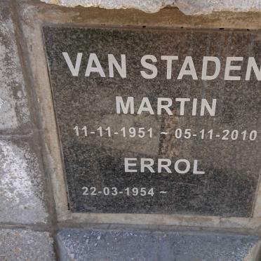 STADEN Martin, van 1951-2010 :: STADEN Errol, van 1954-