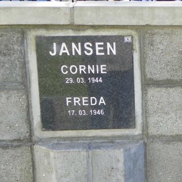 JANSEN Cornie 1944 &amp; Freda 1946