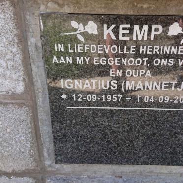 KEMP Ignatius 1957-2018