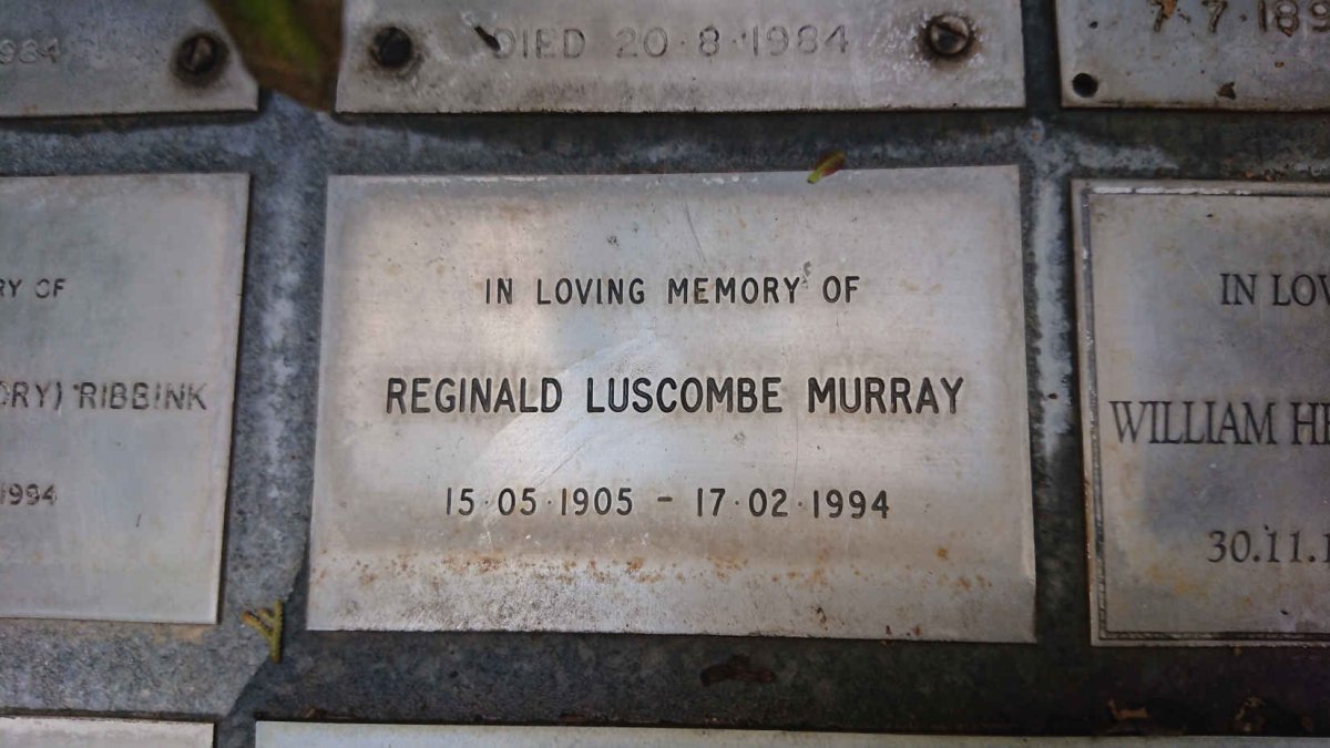 MURRAY Reginald Luscombe 1905-1994