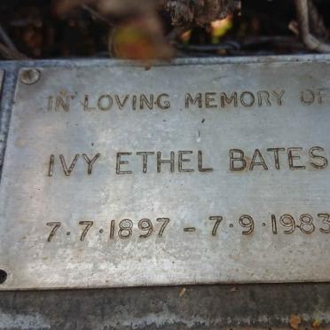 BATES Ivy Ethel 1897-1983