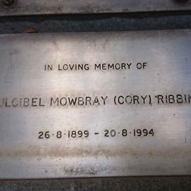 RIBBINK Dulcibel Mowbray 1899-1994