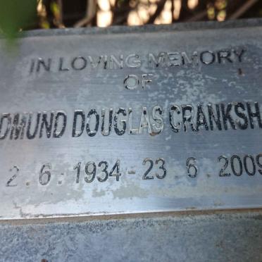 CRANKSHAW Edmund Douglas 1934-2009