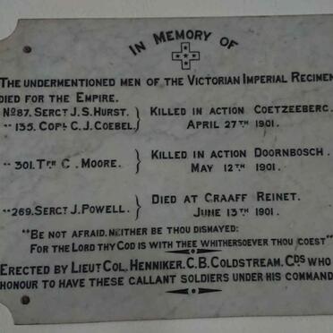 3. Victorian Imperial Regiment