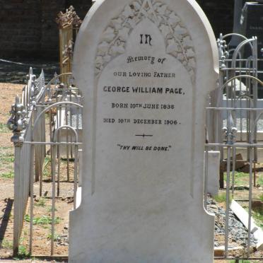 PAGE George William 1838-1906